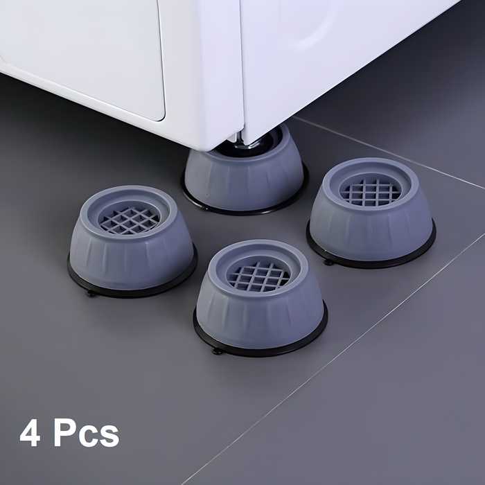 Anti Vibration Pad-Anti-vibration Pads For Washing Machine - 4 Pcs Shock Proof Feet For Washer Dryer, Great For Home, Laundry Room, Kitchen, Washer, Dryer, Table, Chair, Sofa, Bed (4 Units)